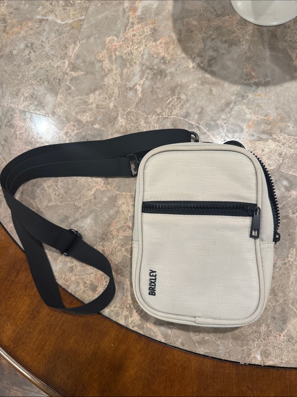 Brixley Cream Crossbody Bag